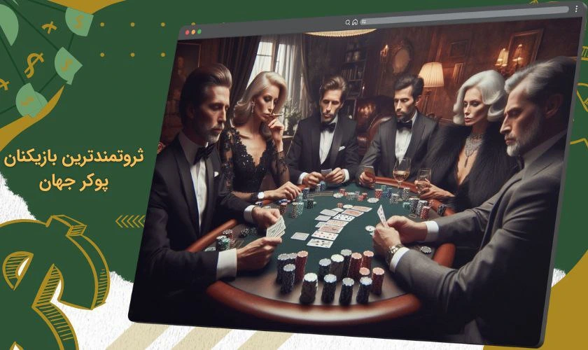 ثروتمندترین بازیکنان پوکر جهان